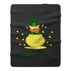 Happy St Fleece Blanket