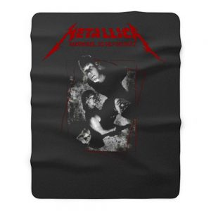 Hardwired To Self Destruct Metallica Band Fleece Blanket