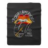 Harley Davidson Rolling Stones America Tour Fleece Blanket