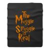 Harry Potter Muggle Struggle Fleece Blanket