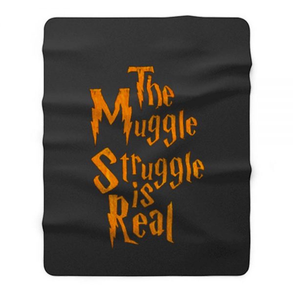 Harry Potter Muggle Struggle Fleece Blanket