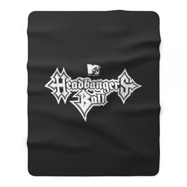 Headbangers Ball Logo Fleece Blanket