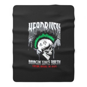 Headrush Skull Hawk Fleece Blanket