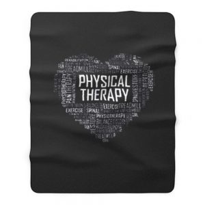 Heart Pysichal Therapy Fleece Blanket