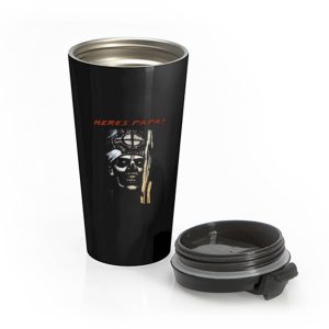 Here Papa Ghost Stainless Steel Travel Mug