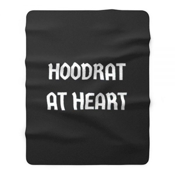 Hoodrat at Heart Fleece Blanket