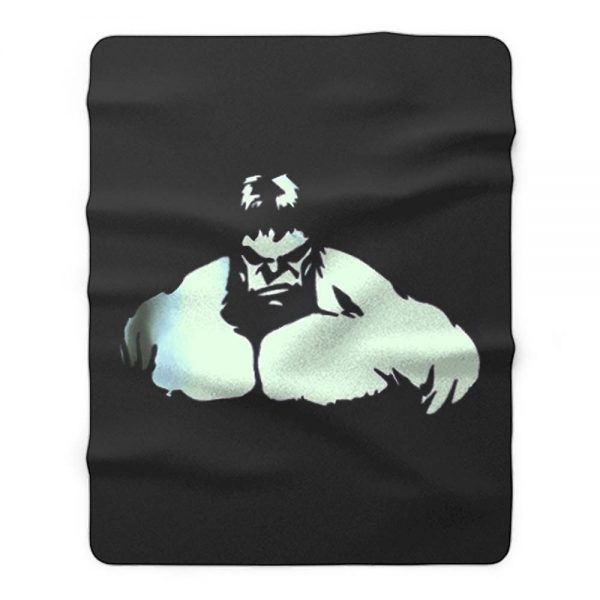 Hulk Muscle Body Building Gym Fleece Blanket