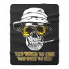 Hunter S Thompson Too Weird Fleece Blanket