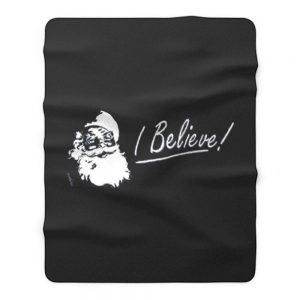 I Believe Santa Fleece Blanket