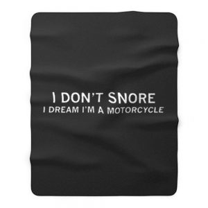 I DONT SNORE Fleece Blanket