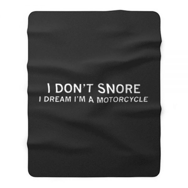 I DONT SNORE Fleece Blanket