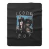 I Dont Care I Love It Icona Pop Edm Music Fleece Blanket