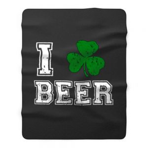 I Love Beer Fleece Blanket