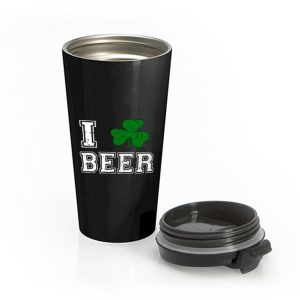 I Love Beer Stainless Steel Travel Mug