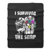 I Survive The Snap Fleece Blanket