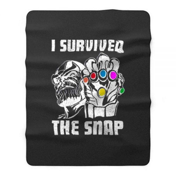 I Survive The Snap Fleece Blanket