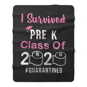 I Survived Pre K Class of 2020 Quarantined Fleece Blanket