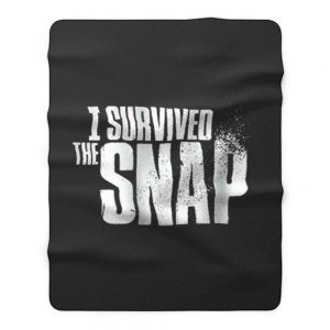 I Survived the Snap Fleece Blanket