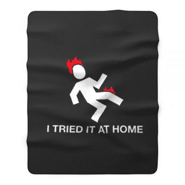 I Tried It At Home Fleece Blanket