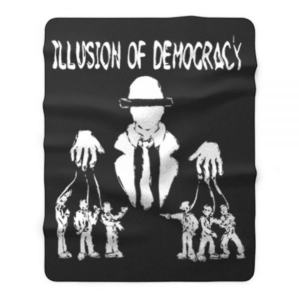 Illusion of Democracy Fleece Blanket