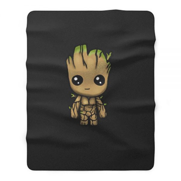 Im A Groot Guardian Of The Galaxy Fleece Blanket