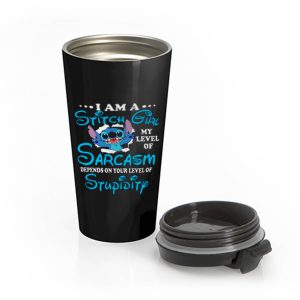 Im A Stitch Girl Funny Disney Stainless Steel Travel Mug