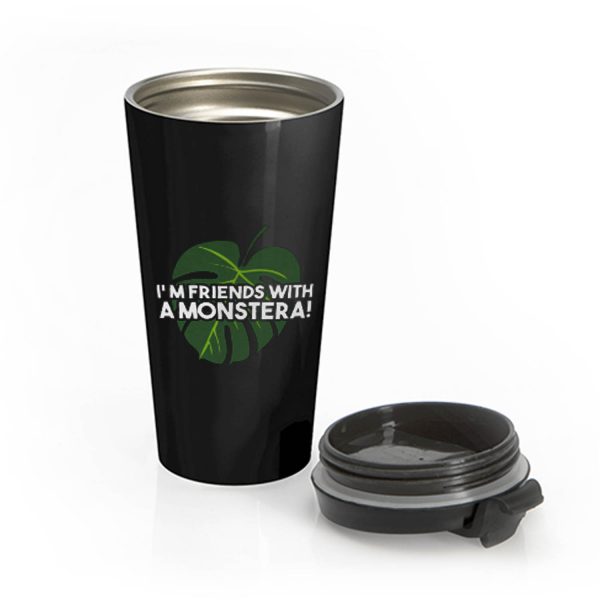 Im Friends With A Monstera Stainless Steel Travel Mug
