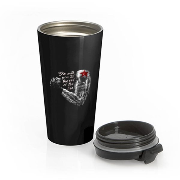 Im With You Til the End of the Lin Stainless Steel Travel Mug