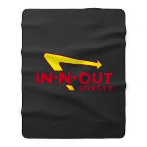 In And Out Burger Fleece Blanket