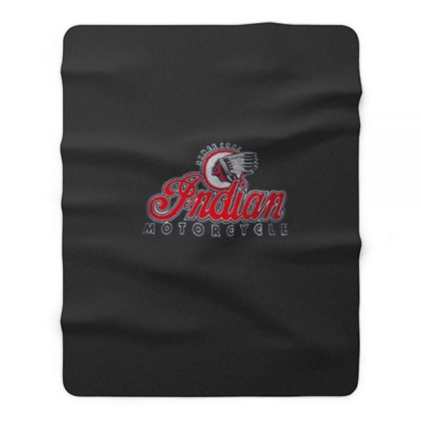 Indian Biker Fleece Blanket