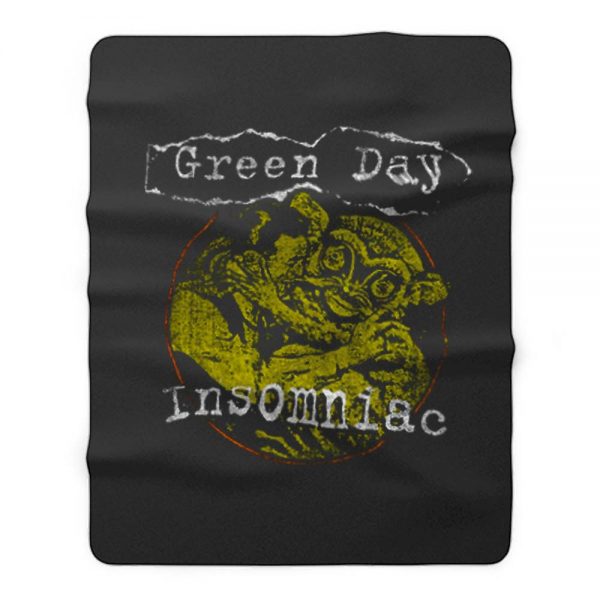 Insomniac Green Day Band Fleece Blanket