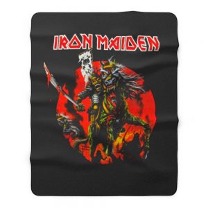 Iron Maiden Skull Samurai Fleece Blanket