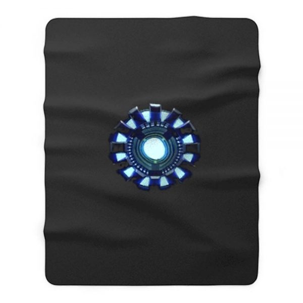 Iron Man Arc Reactor Stark Industries Superhero Fleece Blanket