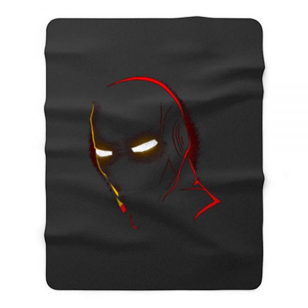 Iron Man Mask Fleece Blanket