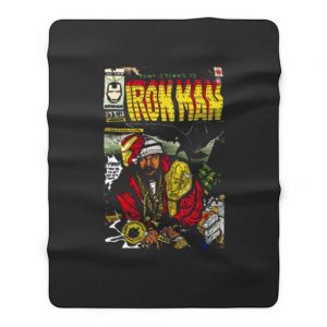 Iron Man Wu Tang Clan Fleece Blanket