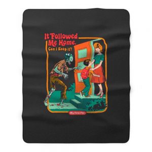 It Followed Me Home Fleece Blanket