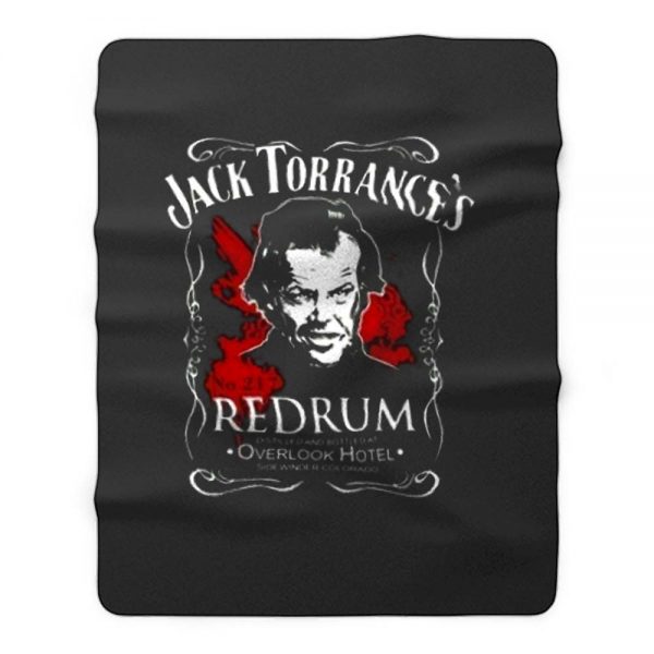 Jack Torrances Redrum Stephen King Kubrick Horror Fleece Blanket