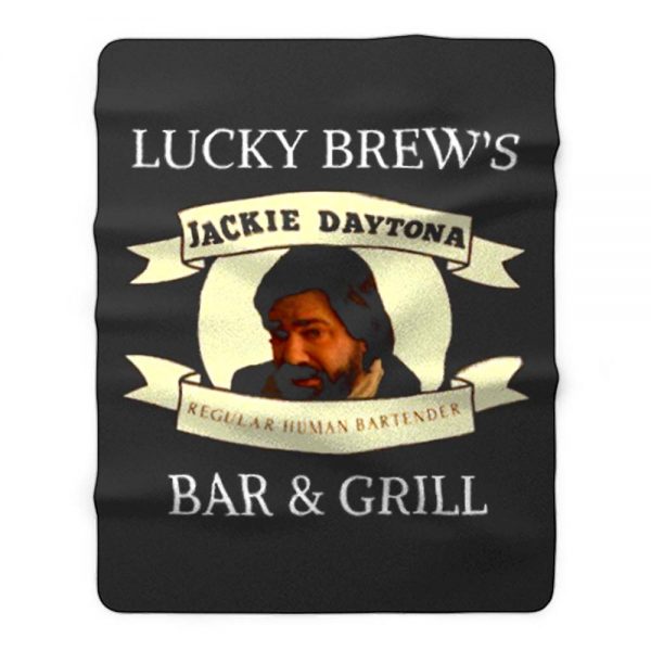 Jackie Daytona Lucky Brews Bar and Grill What We Do In The Shadows Fleece Blanket