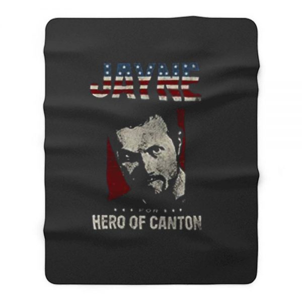 Jayne For Hero Of Canton Retro Fleece Blanket