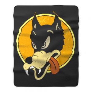 Jerry Garcia Wolf Guitar Fleece Blanket