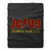 Jesus Highway to Heaven Fleece Blanket