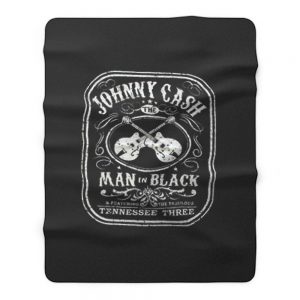 Johnny Cash Fleece Blanket