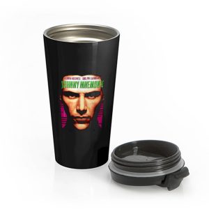 Johnny Mnemonic movie poster Stainless Steel Travel Mug