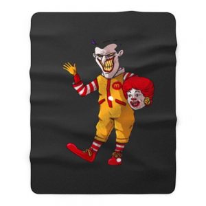 Joker Ronald Mcdonald Fleece Blanket