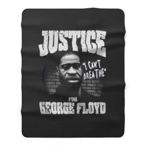 Justice George Floyd Fleece Blanket