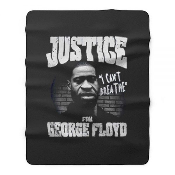 Justice George Floyd Fleece Blanket