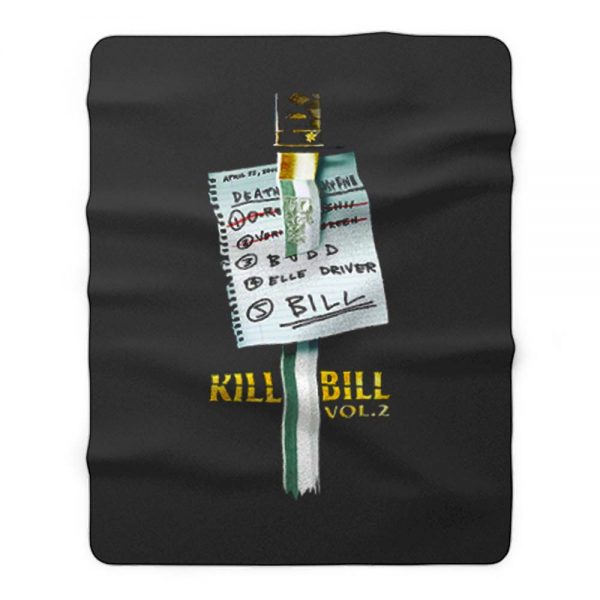 KILL BILL Vol 2 Fleece Blanket