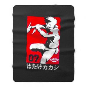 Kakashi Hatake Vintage Naruto Shippuden Anime Fleece Blanket