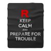 Keep Calm and Prepare For Trouble LADY FIT Pokemon Go Nintendo Fleece Blanket