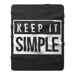 Keep It Simple Simplicity Fleece Blanket